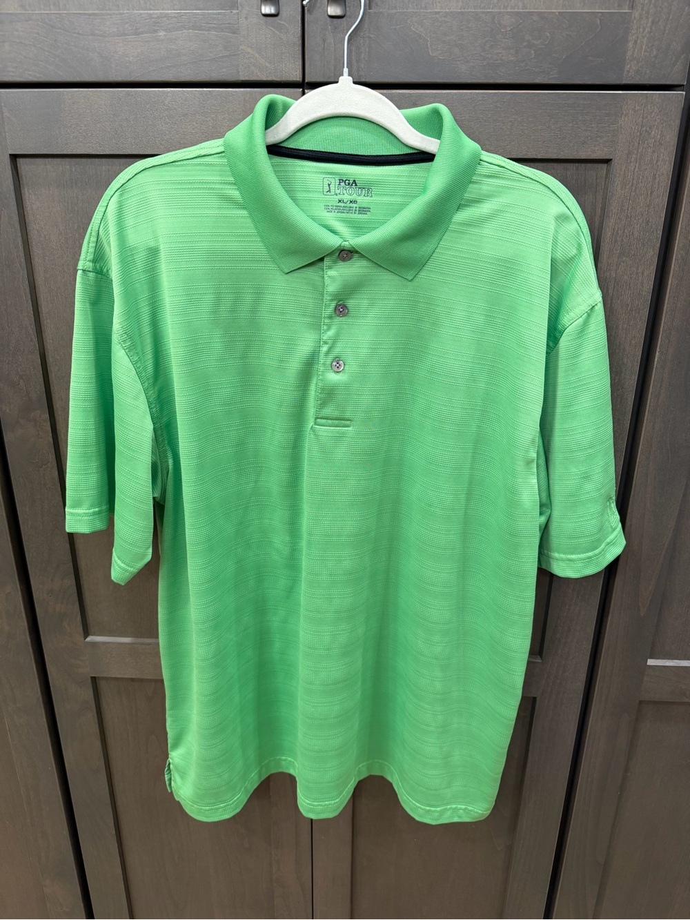 PGA TOUR Men’s Green Polo Shirt Like New XL